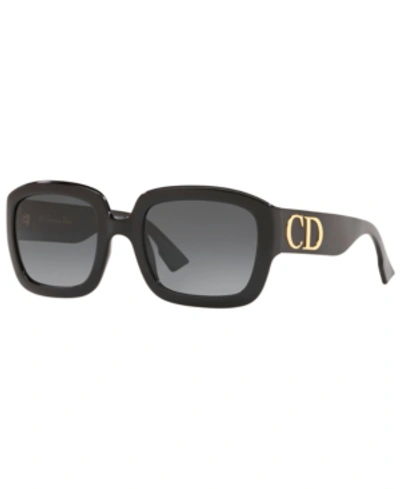 Shop Dior Women's Sunglasses, Cd001084 In Black/grey Grad