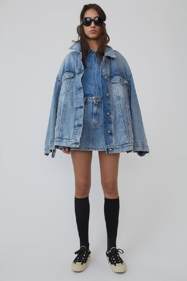 acne oversized denim jacket