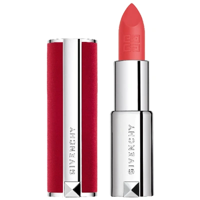 Shop Givenchy Le Rouge Deep Velvet Matte Lipstick 25 Fuchsia Vibrant 0.12 oz/ 3.4 G