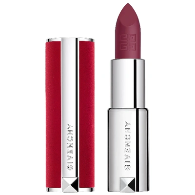 Shop Givenchy Le Rouge Deep Velvet Matte Lipstick 42 Violet Velours 0.12 oz/ 3.4 G