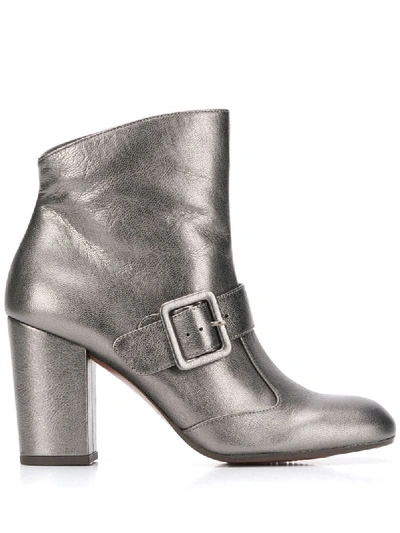 Shop Chie Mihara Picasso Boots In Silver