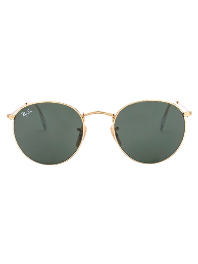Ray Ban Round Metal Sunglasses In Arista