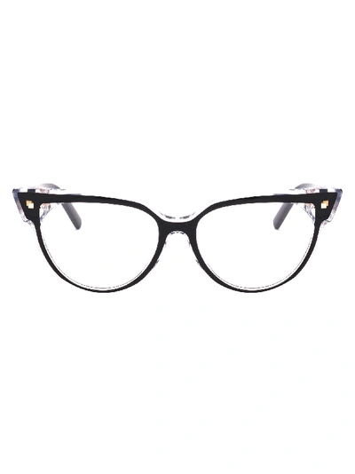 Shop Dsquared2 Eyewear In Transparent Black
