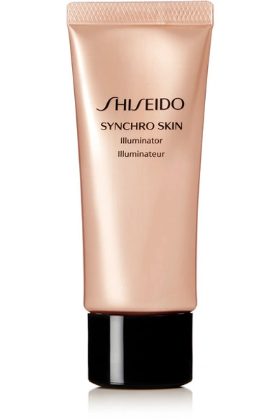 Shop Shiseido Synchro Skin Illuminator - Rose Gold, 40ml In Metallic
