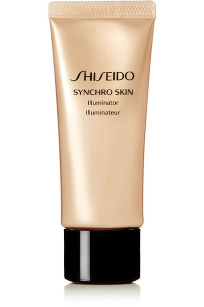 Shop Shiseido Synchro Skin Illuminator - Pure Gold, 40ml In Metallic