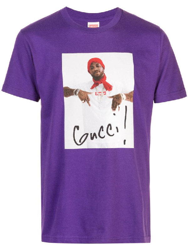 purple supreme shirt