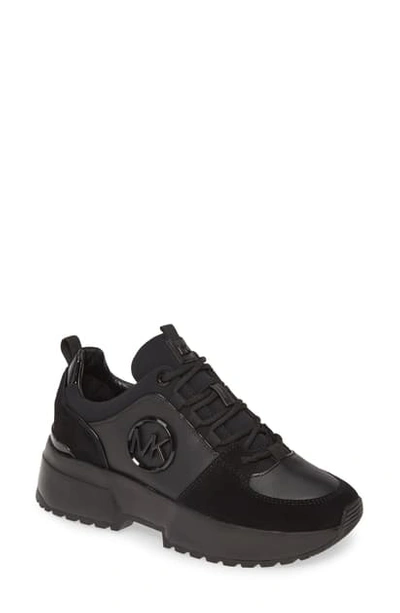 Shop Michael Michael Kors Cosmo Sneaker In Black Multi