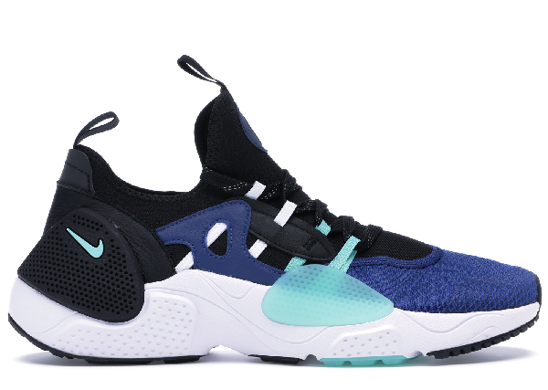 nike huarache green and black