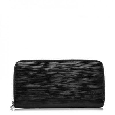 Pre-owned Louis Vuitton  Zippy Wallet Epi Noir Black