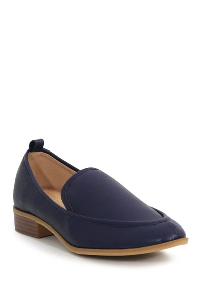 Shop Catherine Catherine Malandrino Westly Low Heel Loafer In Blue