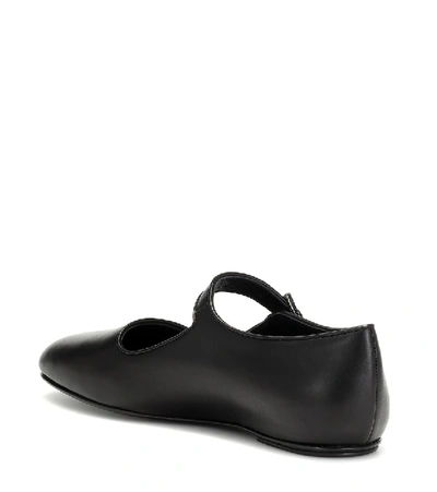 The Row Boheme Mj Ballet Flats In Nappa Leather In Black
