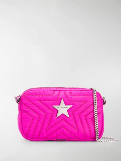 Shop Stella Mccartney Stella Star Crossbody Bag In Pink