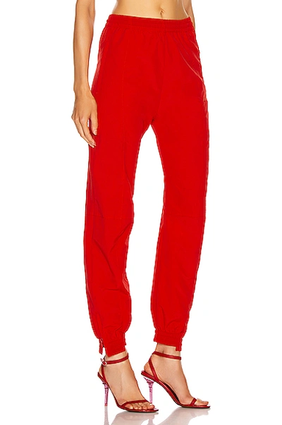 Shop Vetements Cut Up Tracksuit Pant In Red