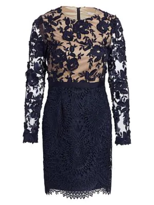 ml monique lhuillier calypso lace dress