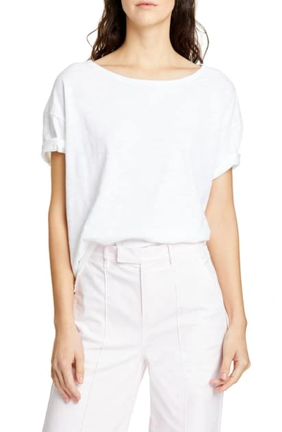 Shop Alex Mill Slub Boxy Tee In White