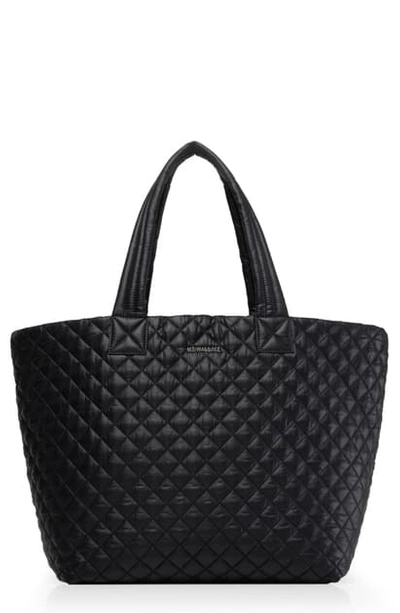 Shop Mz Wallace Large Metro Tote In Fawn Black Colorblock