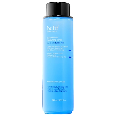 Shop Belif Aqua Bomb Hydrating Toner With Hyaluronic Acid 6.75 oz/ 200 ml