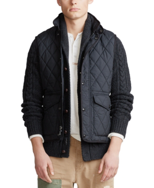 polo quilted vest