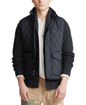 polo iconic quilted vest