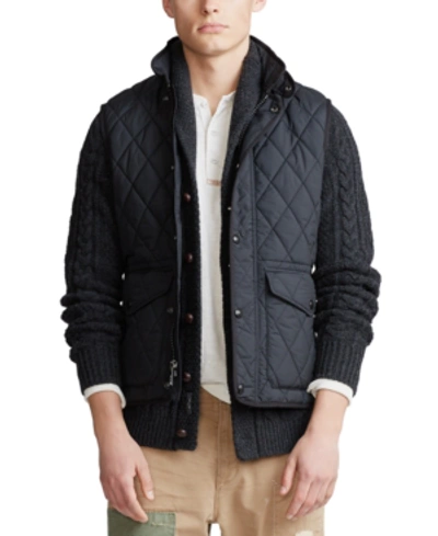 Polo Ralph Lauren The Iconic Quilted Vest In Polo Black | ModeSens