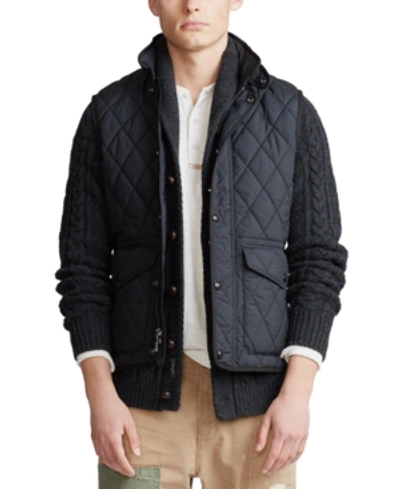 Shop Polo Ralph Lauren Men's Pembrey Vest In Polo Black