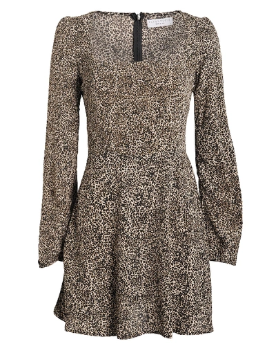 Shop Flynn Skye Maiden Leopard Mini Dress In Multi