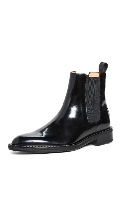 Shop Ami Alexandre Mattiussi Chelsea Boots In Black