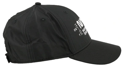 Shop Heron Preston Logo Nasa Baseball Cap In Black