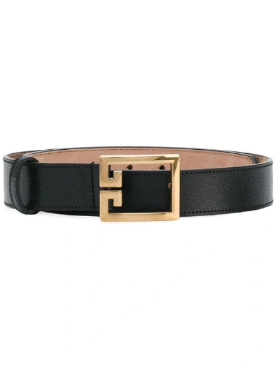 Shop Givenchy Gv3 3cm Belt In Black