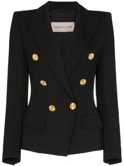 Shop Alexandre Vauthier Tweed Jacket In Black