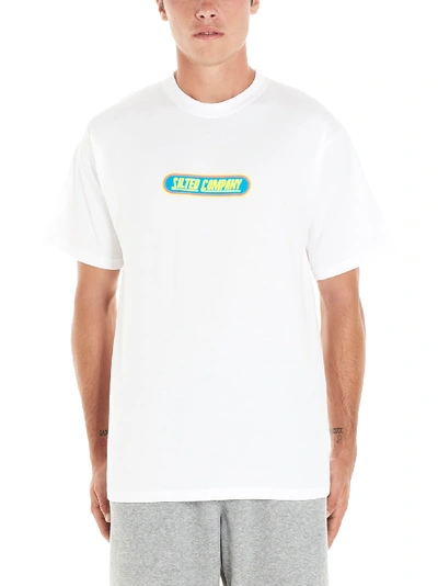 Shop The Silted Company Box Logo T-shirt In White