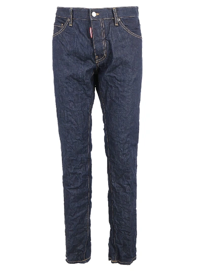 Shop Dsquared2 Cool Guy Jeans In Dark Blue