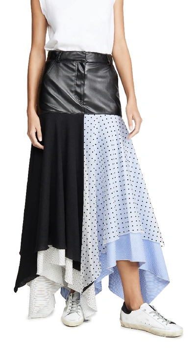 Shop Walk Of Shame Patchwork Skirt In Multicolor