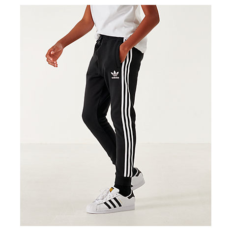 Adidas Originals Adidas Boys' Jogger Pants In Black Size Medium Cotton ...