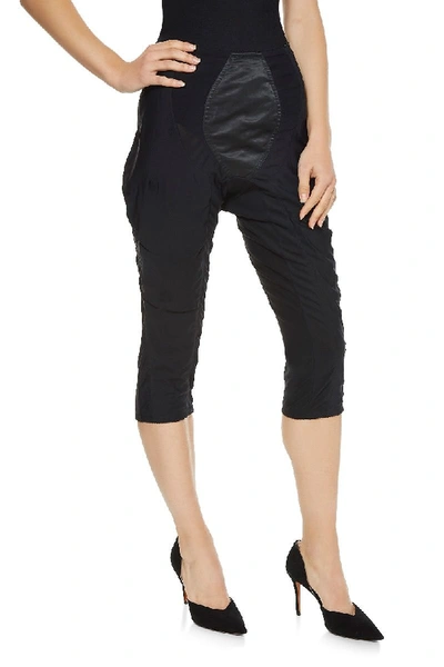 Pre-owned Dolce & Gabbana Black Stretch Knit Corset Pants
