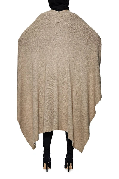 Pre-owned Chanel F/w 1993 Beige Cashmere Poncho