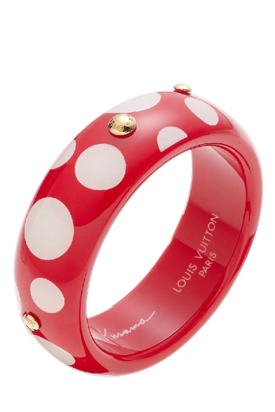 Pre-owned Louis Vuitton Yayoi Kusama X  Dots Infinity Bangle Gm