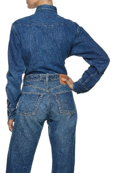 Pre-owned Wrangler 1950s Bluebell Denim Shirt