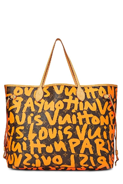 Pre-owned Louis Vuitton Stephen Sprouse X  Monogram Graffiti Neverfull Gm