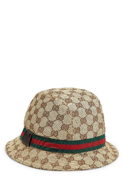 Pre-owned Gucci Original Gg Canvas Bucket Hat