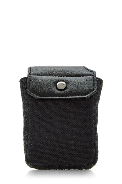 Pre-owned Dior Black Oblique Canvas Belt Bag