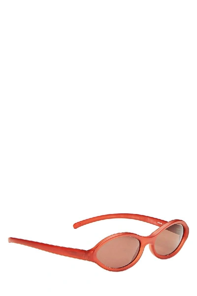 Pre-owned Prada Red Acetate Sunglasses