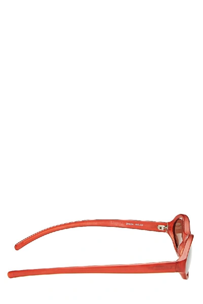 Pre-owned Prada Red Acetate Sunglasses