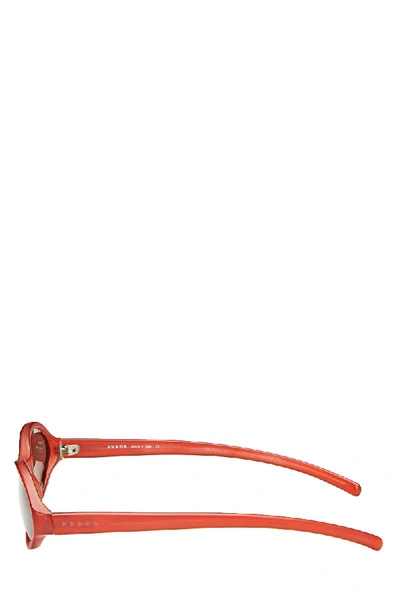 Pre-owned Prada Red Acetate Sunglasses