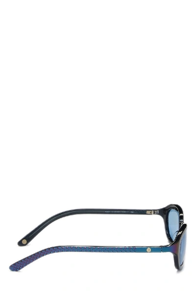 Pre-owned Chanel Iridescent Acetate Rectangle Sunglasses