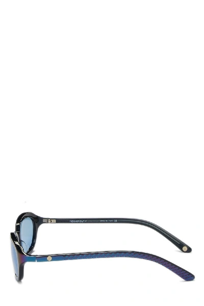 Pre-owned Chanel Iridescent Acetate Rectangle Sunglasses