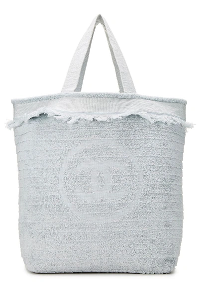 Pre-owned Chanel Grey Terry Cloth Beach Set