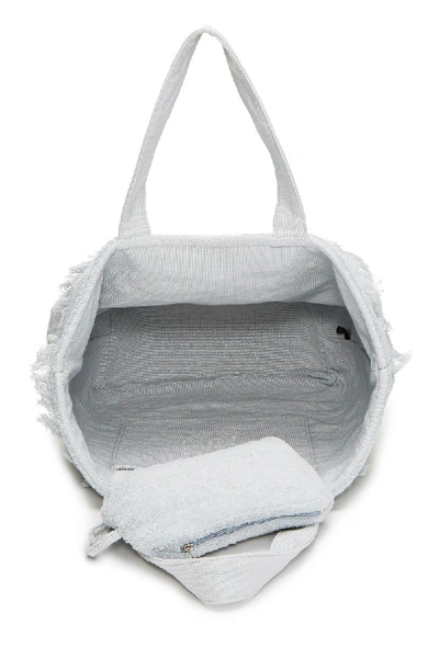 Pre-owned Chanel Grey Terry Cloth Beach Set