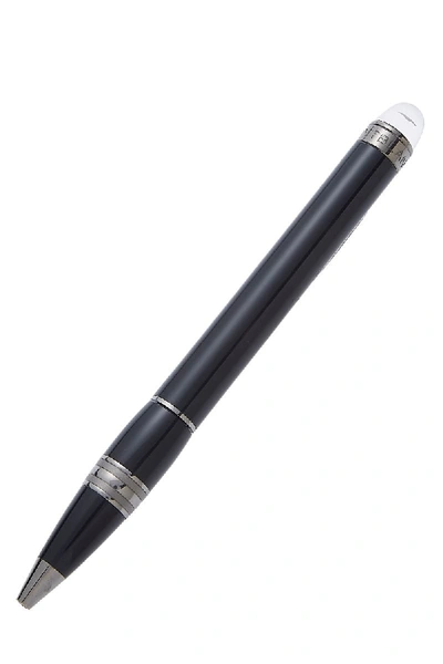 Pre-owned Montblanc Black Starwalker Ballpoint Pen