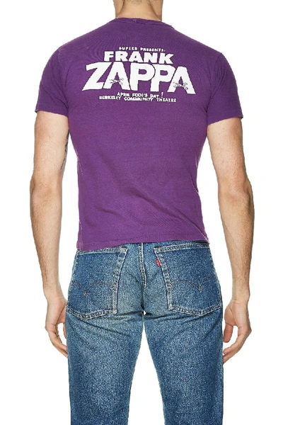 Pre-owned Vintage 1980 Frank Zappa "april Fool's Day" Concert Tee